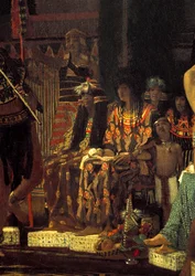 Freizeit im alten Ägypten, vor 3000 Jahren, 1863 (Detail)